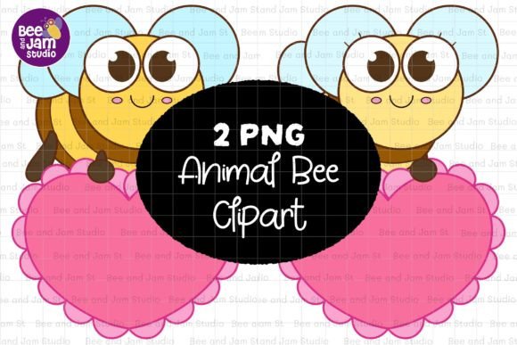 Animal Bee PNG Sublimation Clipart: Sweeten Your Seasonal Designs