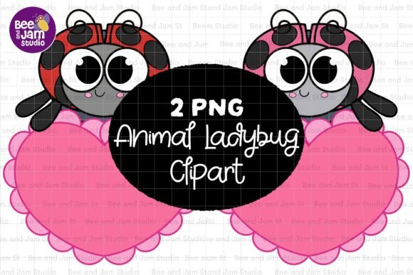 Animal Ladybug PNG Sublimation Clipart for Creative Projects