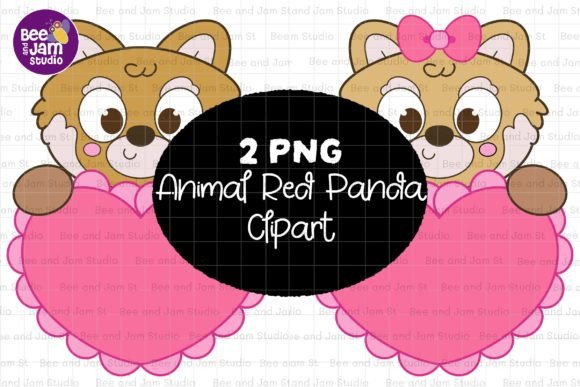 Animal Red Panda PNG Sublimation Clipart for Your Projects