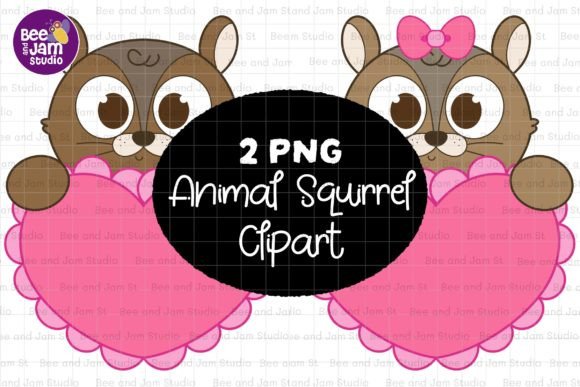 Animal Squirrel PNG Sublimation Clipart for Unique Designs