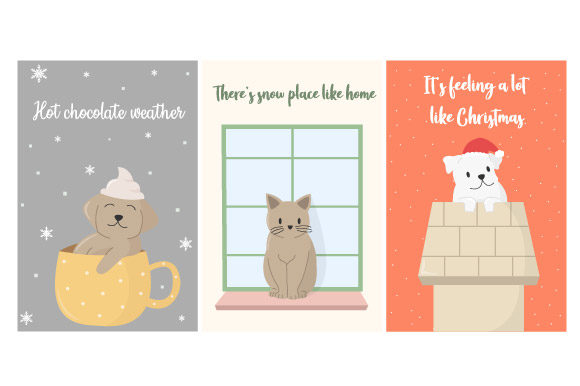 Christmas Card with Animal: Your Festive Design Solution