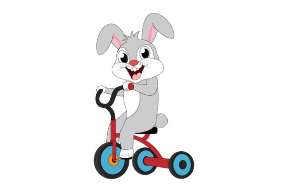 Cute Rabbit Animal Cartoon: A Playful Asset for Modern Designers