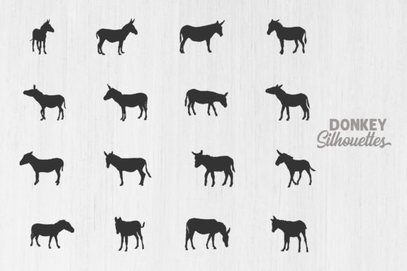 Donkey Silhouette: The Essential Vector for Modern Branding