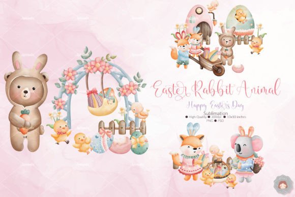 Easter Rabbit Animal Spring Sublimation: A Designer's Guide