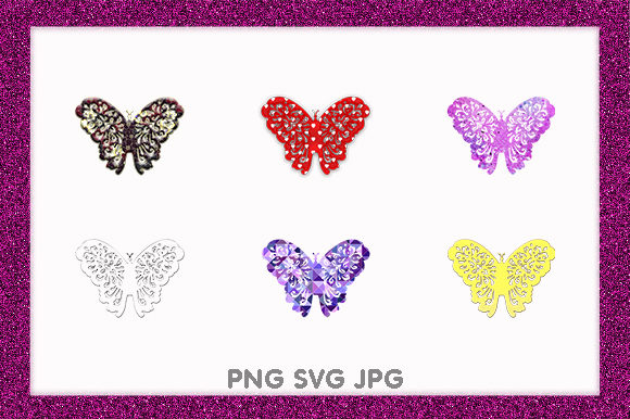 Golden Butterfly Icons: Elevate Your KDP and Craft Designs