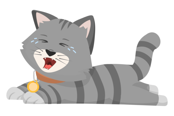 Understanding the Crying Gray Cat Unhappy Cartoon Animal Aesthetic